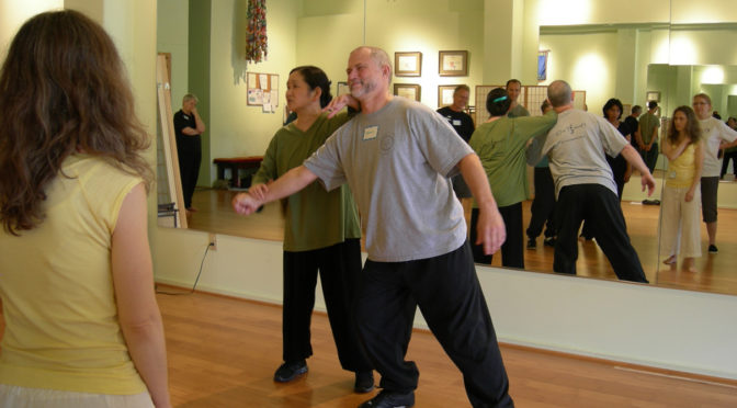 Even the warm-ups we practice have multiple self-defense applications